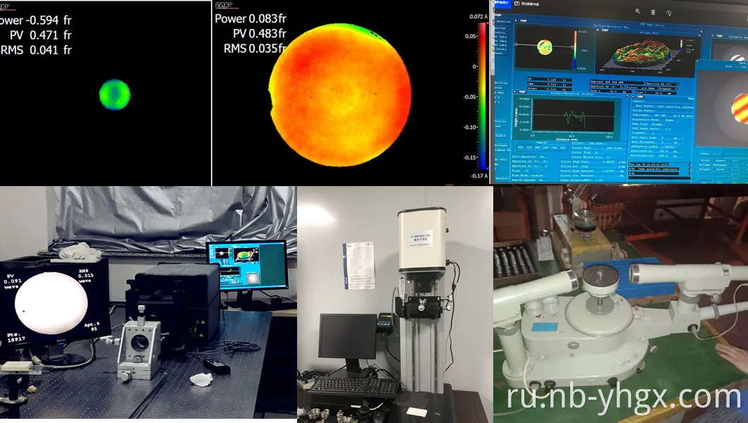 Оптическая полушаровая линза 25 мм Bk7 K9, кварцевый кварц с УФ-плавлением